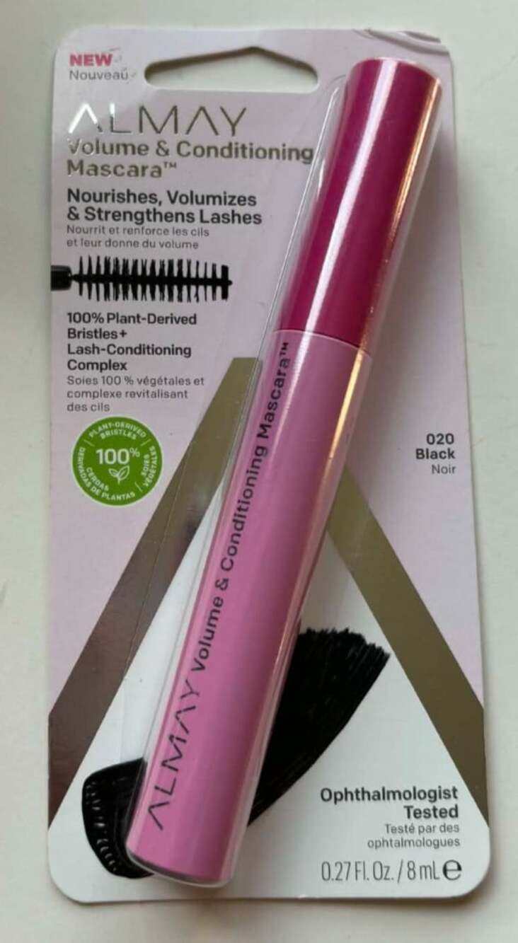 Almay Volume Conditioning Mascara 020 Black Nourishes Volumizes Strengthens